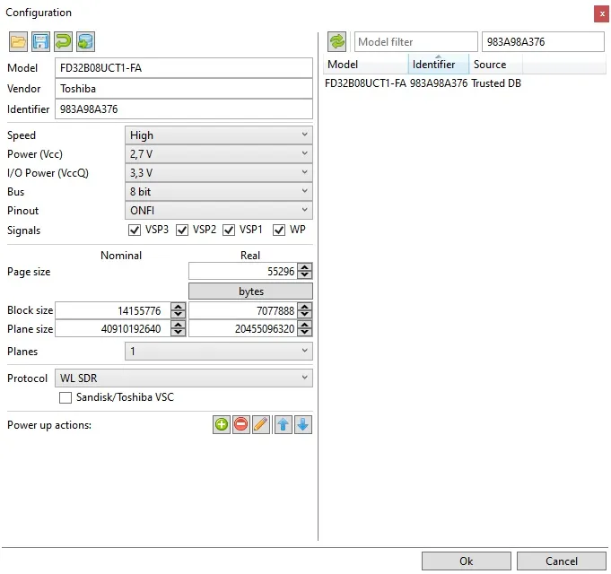 983A98A376 chip configuration