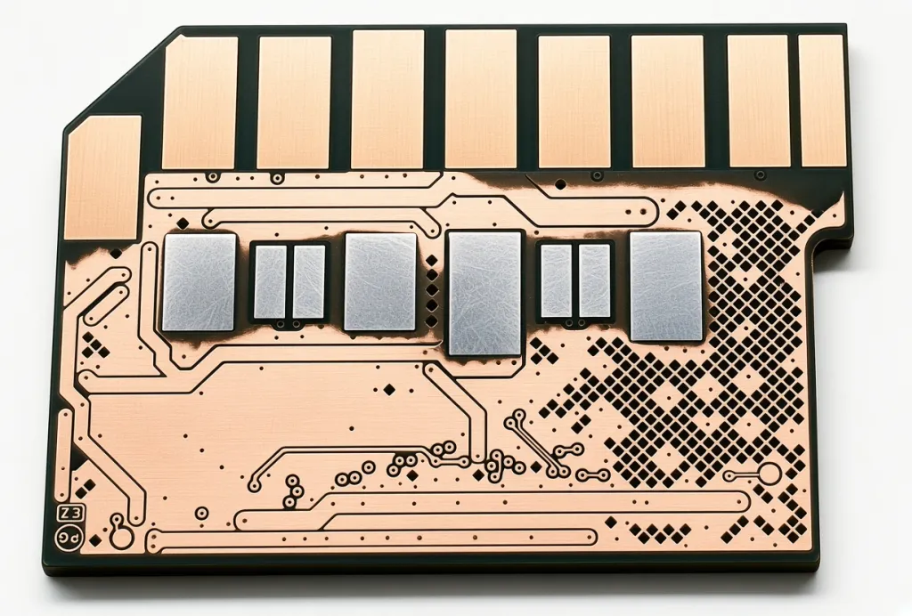 Lexar Professional 1667x PCB traces