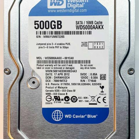 WD5000AAKX-001CA0 xxxV2xxx 17 Apr 2012