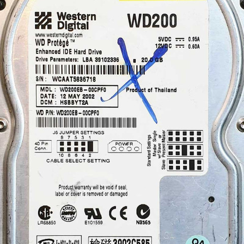 WD200EB-00CPF0 xxxT2xxx 12 May 2002