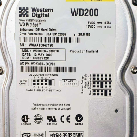 WD200EB-00CPF0 xxxT2xxx 12 May 2002