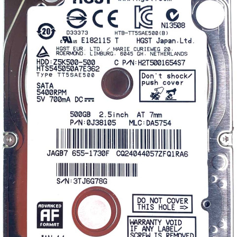 HGST HTS545050A7E362 Jan 2014