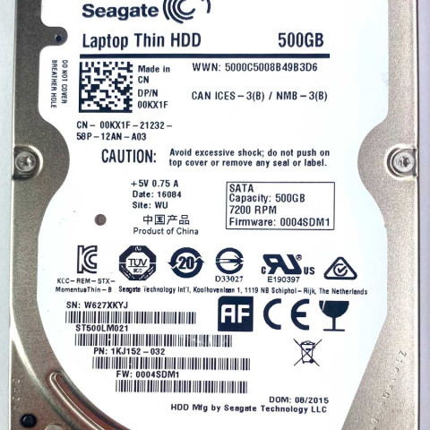 Seagate ST500LM021-1KJ152 W62xx 25AUG2015