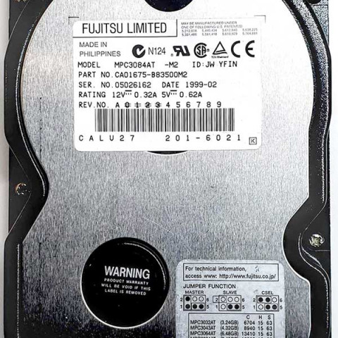 Fujitsu MPC3084AT Feb 1999