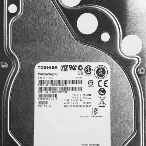 Toshiba MG03ACA200 26 Jan 2013